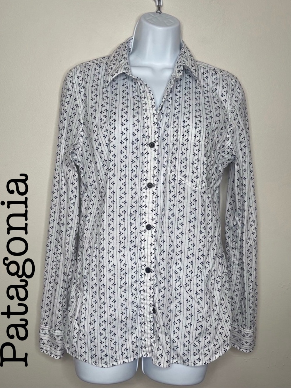 Patagonia Brookgreen Long Sleeve Shirt Women’s Size 8